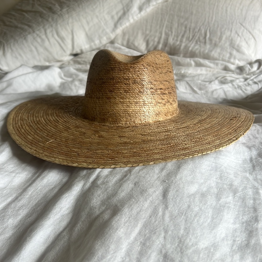 Palma Wide Fedora in Natural never worn!